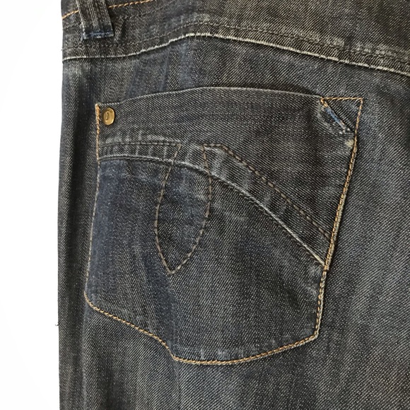 Level 99 dark wash wide leg jeans - Picture 4 of 11